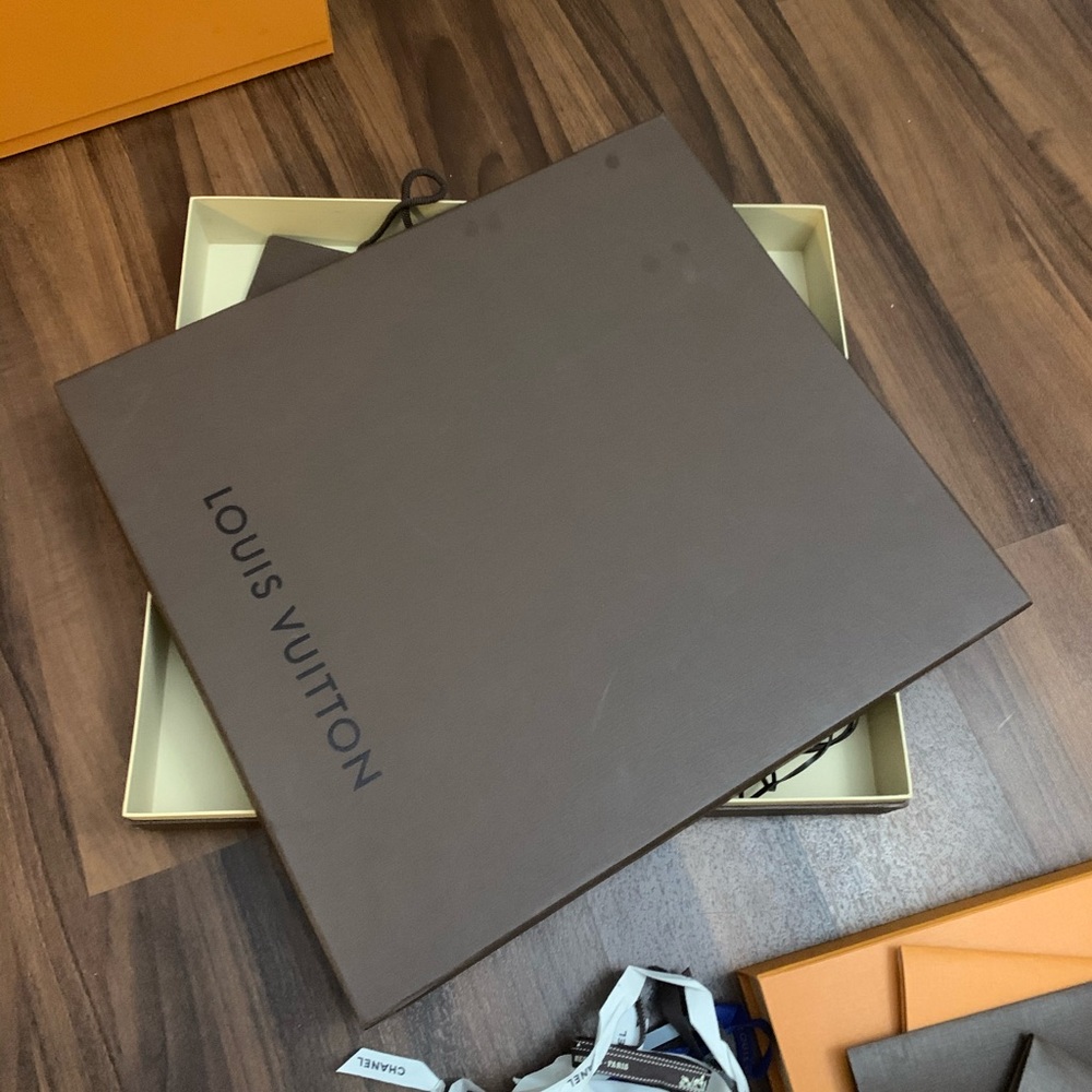 Louis Vuitton box, bags, and etc